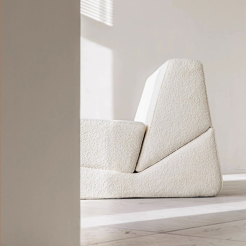 M-036 Minimalist Design Casual Sofa Fabric Bean Bag Sofa Hotel Folding Lounge Chair for Office Lunch Break