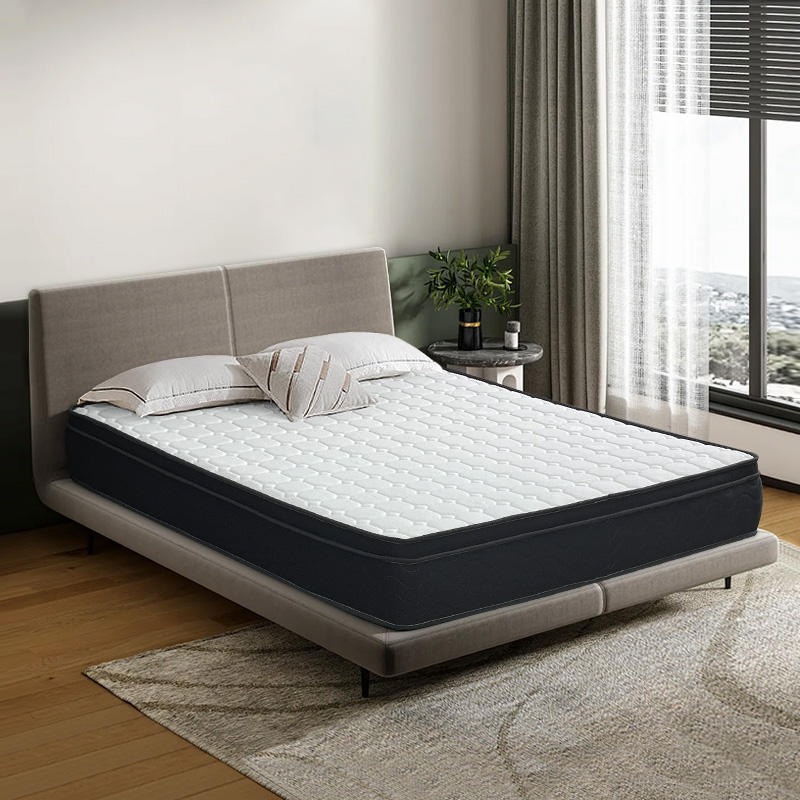 91# hotel roll up in a box king size hybrid mattress knitted fabric pocket spring mattress