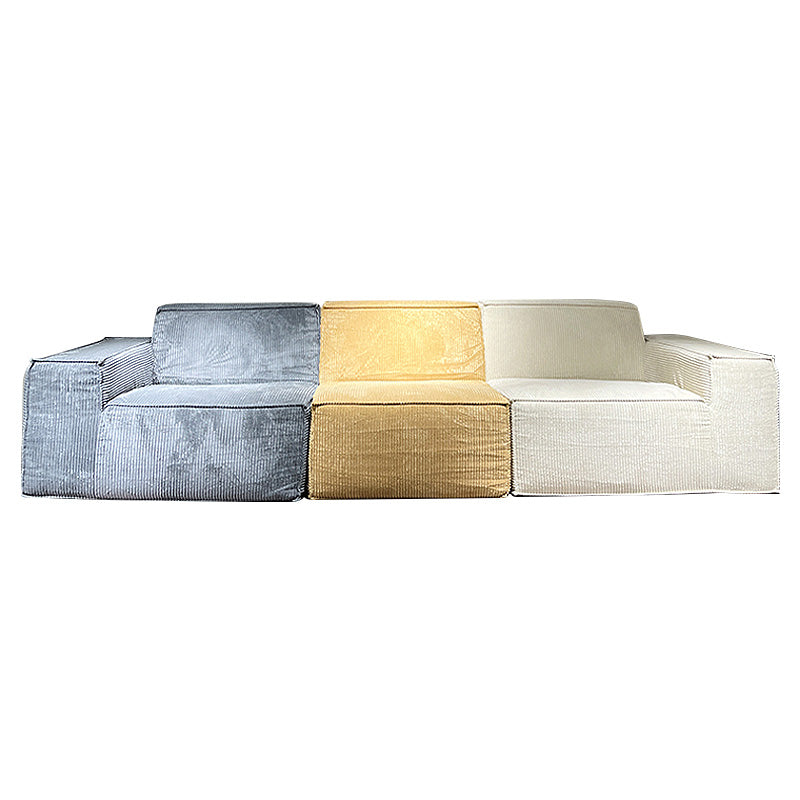 M0665-Modular Reclinables Tofu Block Design Vacuum Compression Velvet Fabric Vacuum Dining Apartment Set Bed For Living Room