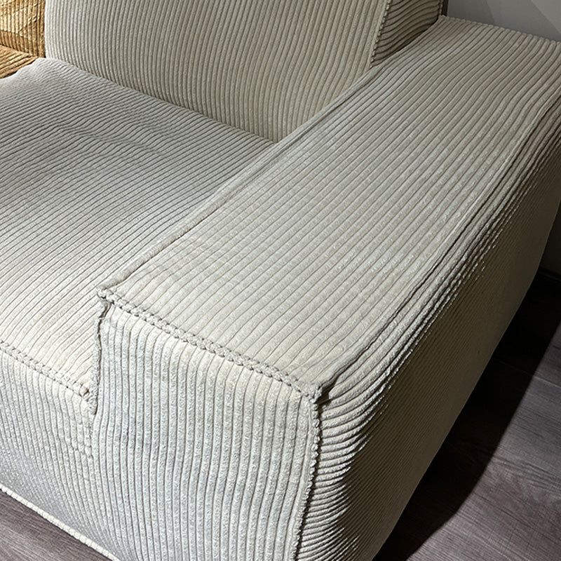 M0665-Modular Reclinables Tofu Block Design Vacuum Compression Velvet Fabric Vacuum Dining Apartment Set Bed For Living Room