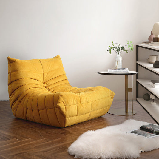 M0666-Cozy Minimalist Modern Portable Single Leisure Bean Bag Chair Sofa Bed with Fabric Upholstery and Foam Fill for Home Use