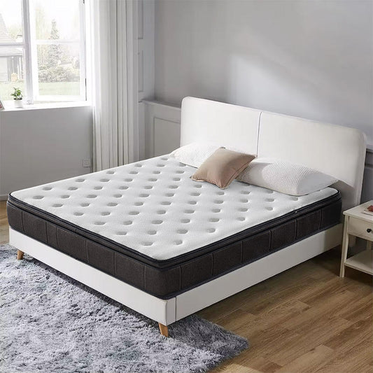 30# High Quality Queen-Size Home Furniture Mattress Soft Spring Memory Foam Bed Box Rolled Foldable Home School Hospital Apartment