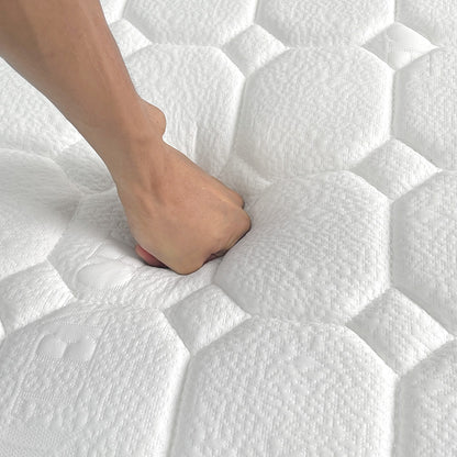 91# hotel roll up in a box king size hybrid mattress knitted fabric pocket spring mattress